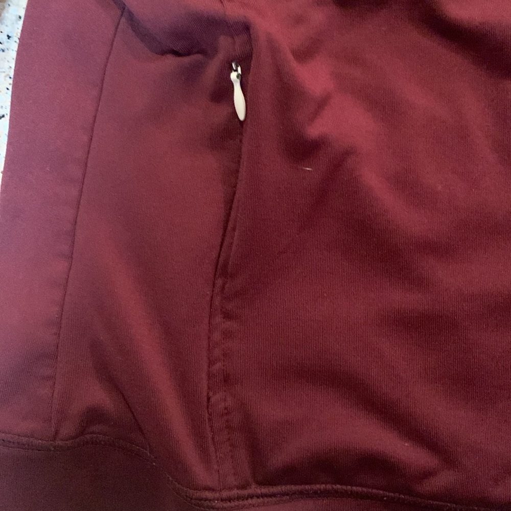 PINK Victoria’s Secret - 1/4 Zip - Maroon, Grey, White, Black - Size Medium - Picture 6 of 6